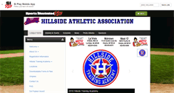 Desktop Screenshot of hillsidelittleleague.org
